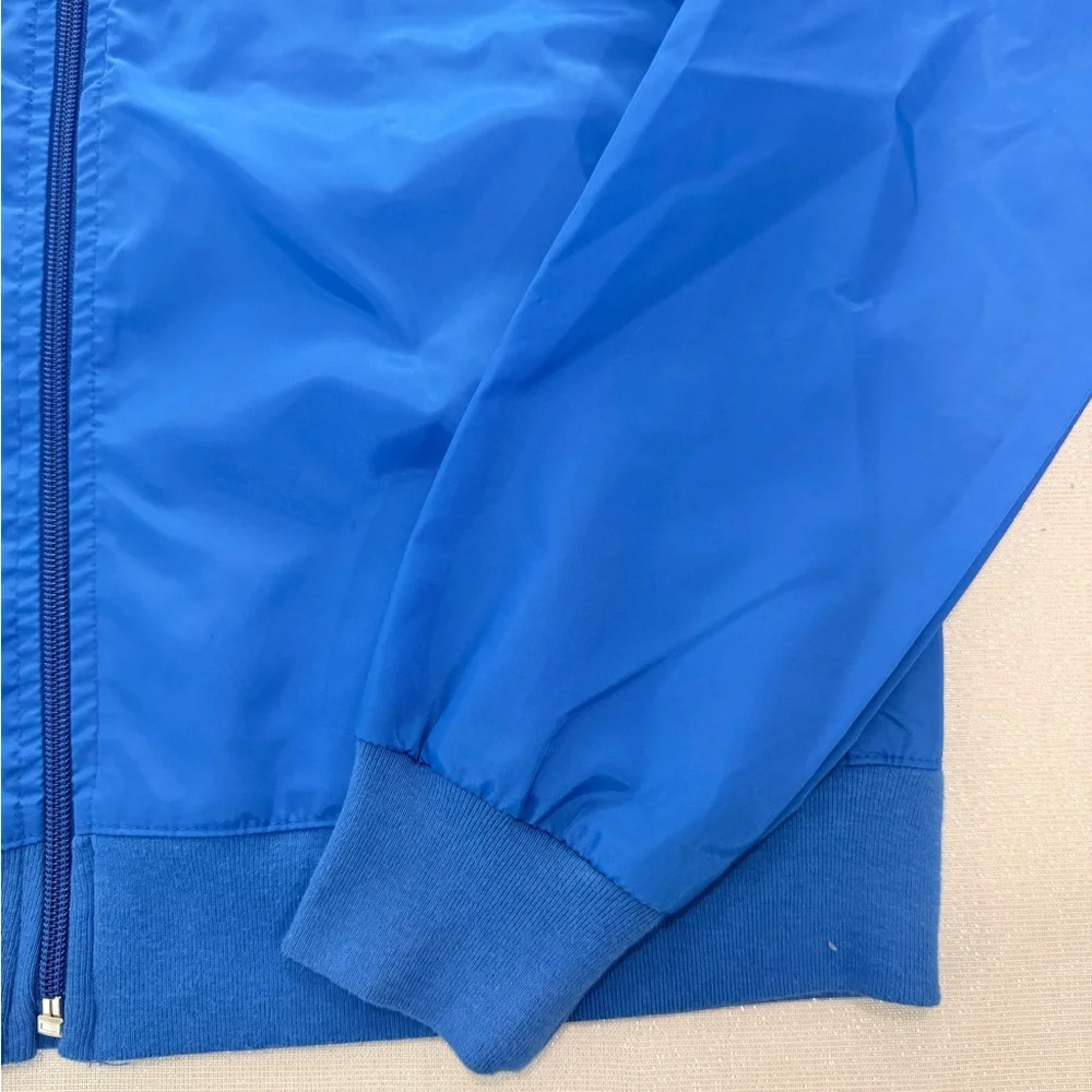 American Apparel Men's Windbreaker Jacket Blue Size‎ Medium Vintage RARE Zip up